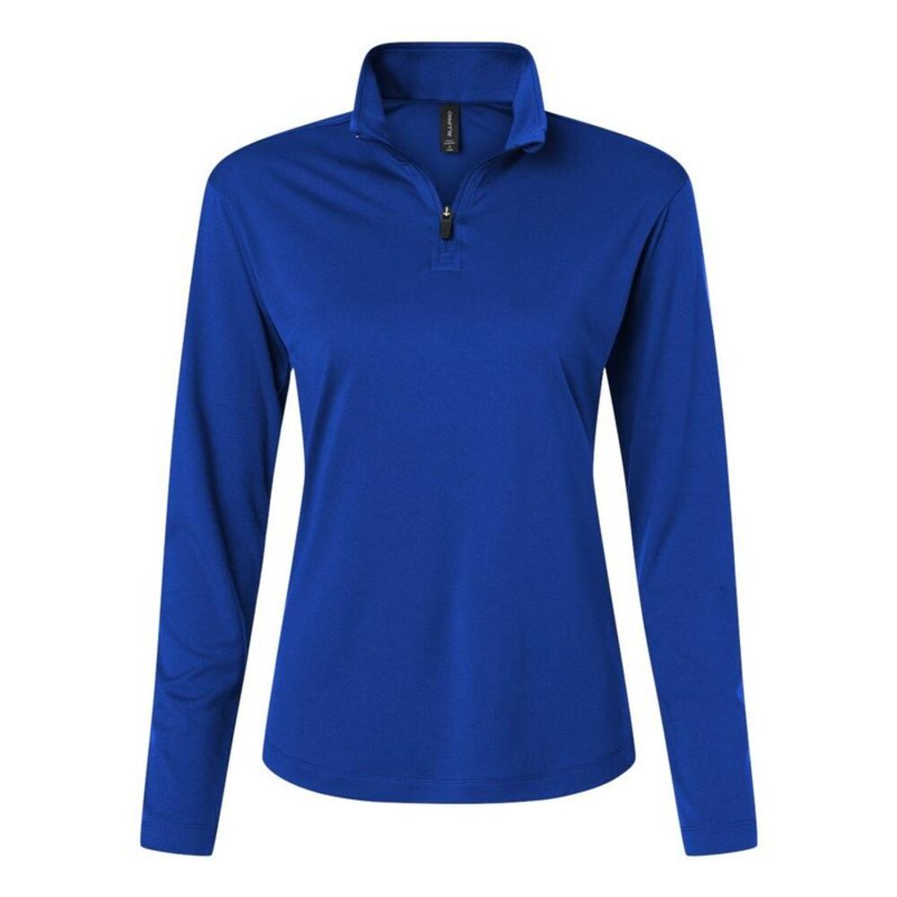 AllPro Pro-Lock Women's Performance Quarter-Zip Pullover / Royal